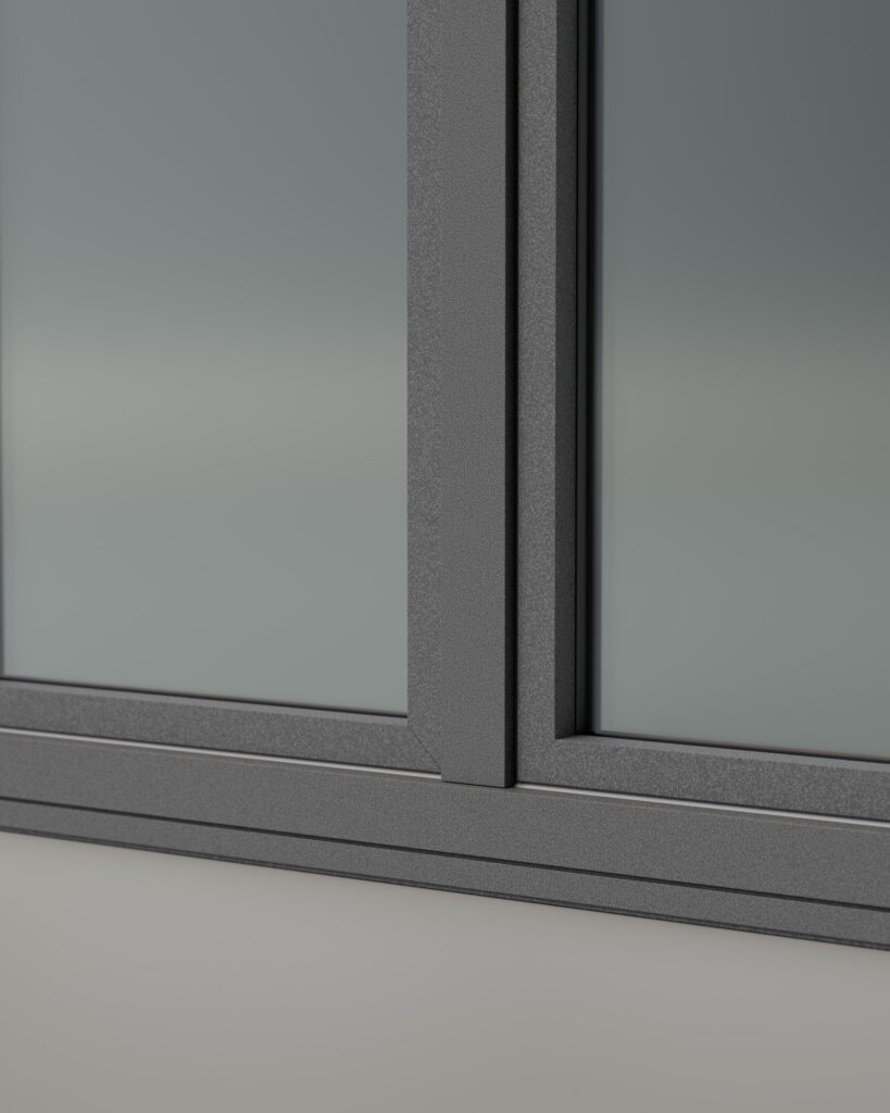 Icona in legno e alluminio