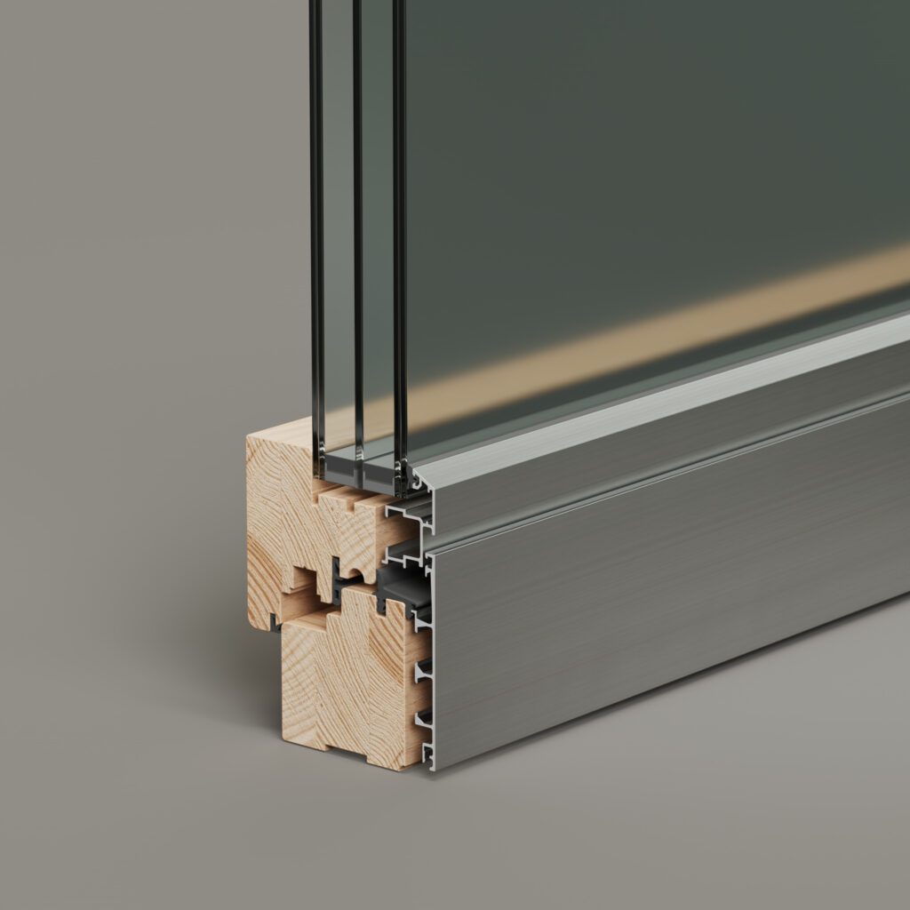 Gemini in legno e alluminio Bold