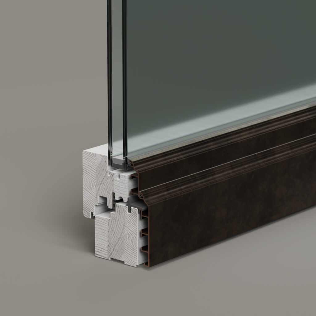Gemini in legno e bronzo Bold