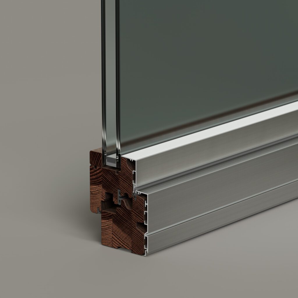 Futura in legno e alluminio